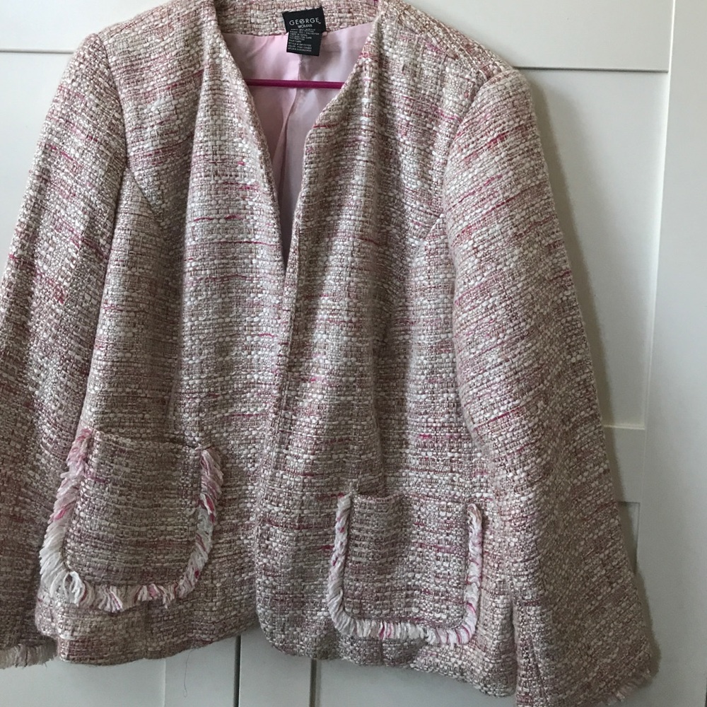 Woven blazer